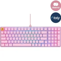 Glorious Gmmk2 96% Pre-Built Wired Rgb Mechanical Gaming Keyboard - Pink, Us Layout